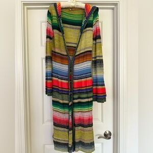 Free people hooded serape duster cardigan - M